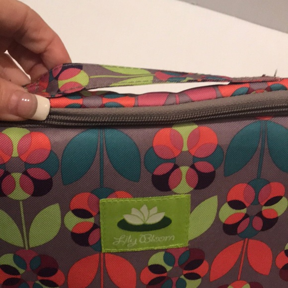 NWOT Lilly Bloom Laptop Padded Handle Sleeve /Case - Picture 4 of 8